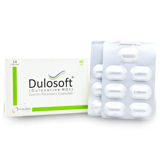 Dulosoft Capsules 60Mg ��� Duloxetine for Depression & Anxiety Treatment