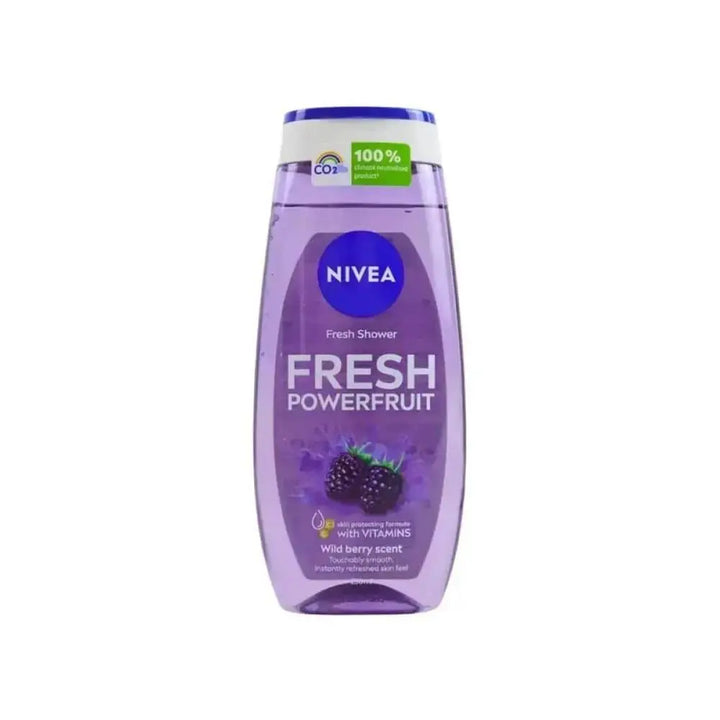 nivea fresh power fruit shower gel 