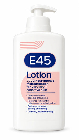 E45 72-Hour Moisturising Body Lotion Pump 500ml