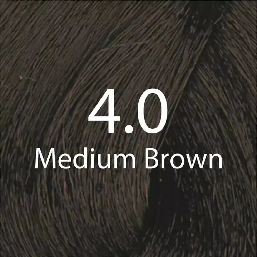 Eazicolor 4-0 Medium Brown hair color packaging — natural neutral brown dye