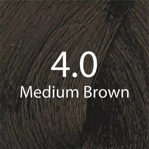 Eazicolor 4-0 Medium Brown hair color packaging — natural neutral brown dye