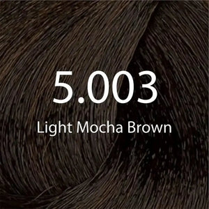 Eazicolor 5.003 Light Mocha Brown cream tube — permanent hair colour Pakistan