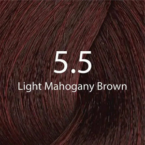 Eazicolor 5-5 permanent hair color cream mahogany series level 5