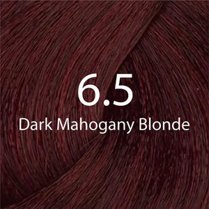 Eazicolor shade 6-5 Dark Mahogany Brown — Chroma Technology hair dye result