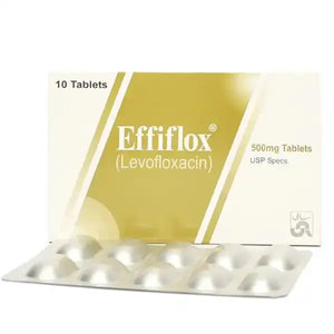 Effiflox 500mg Tablets — Levofloxacin antibiotic for bacterial infections, Pakistan