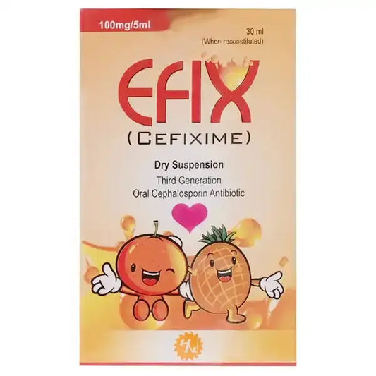 Efix Dry Suspension 100mg/5ml for Infections – Available in Pakistan