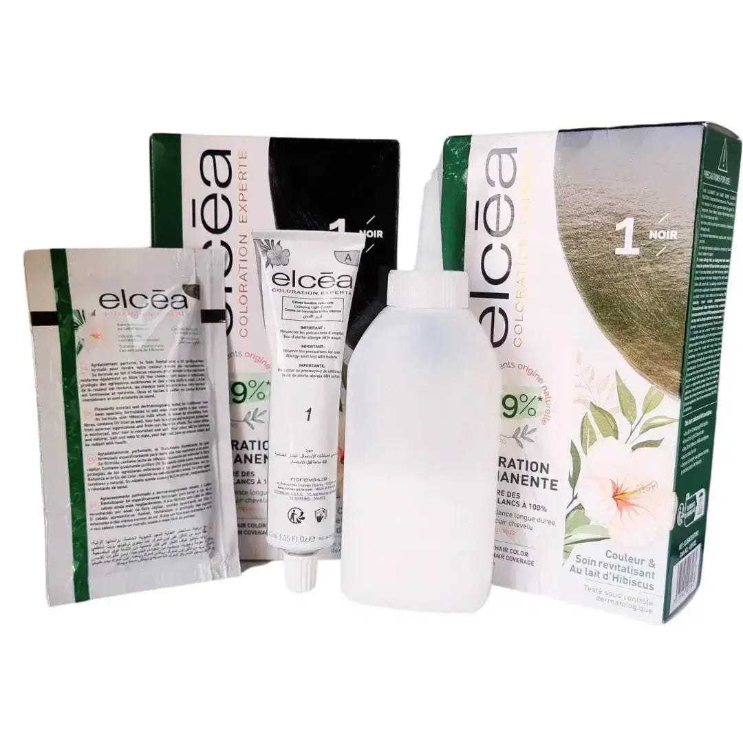 Elcea Black Hair Dye - Permanent Hair Dye 1