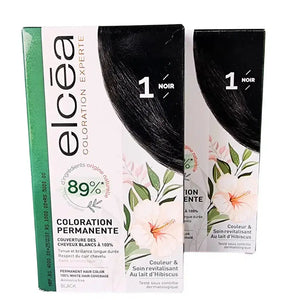 Elcea Black Hair Dye - Permanent Hair Dye 1