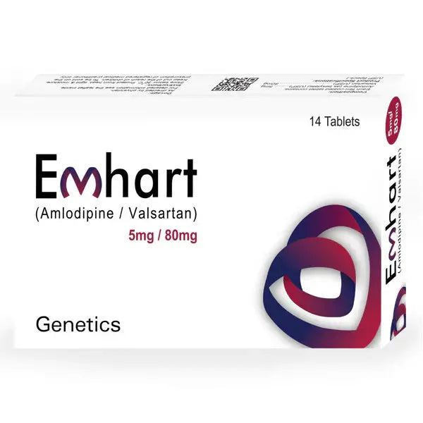 Emhart 5mg/80mg Tablets – Amlodipine & Valsartan for Hypertension