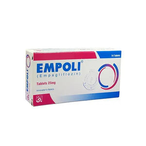 Empoli 25mg Tablets — Empagliflozin SGLT2 inhibitor for type 2 diabetes, Pakistan