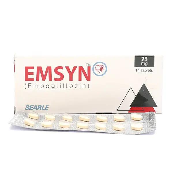 Emsyn 25mg Tablet (Empagliflozin) — Type 2 Diabetes
