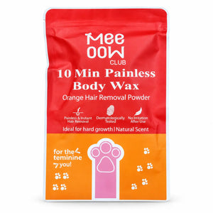 Mee Woo Club 10 Min Painless Body Wax Powder