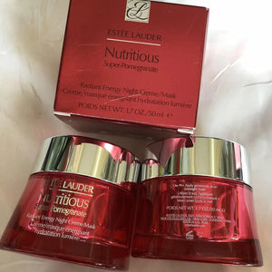 Estee Lauder Nutritious Super-Pomegranate Radiant Energy Night Creme & Moisturizer Set