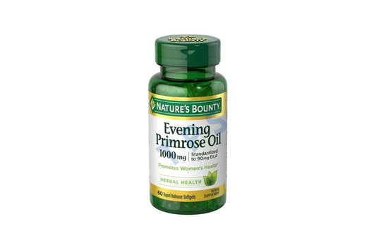 Evening Primrose Oil 1000mg (Nat B) – Hormonal Balance, Skin, and Joint Health Supplement