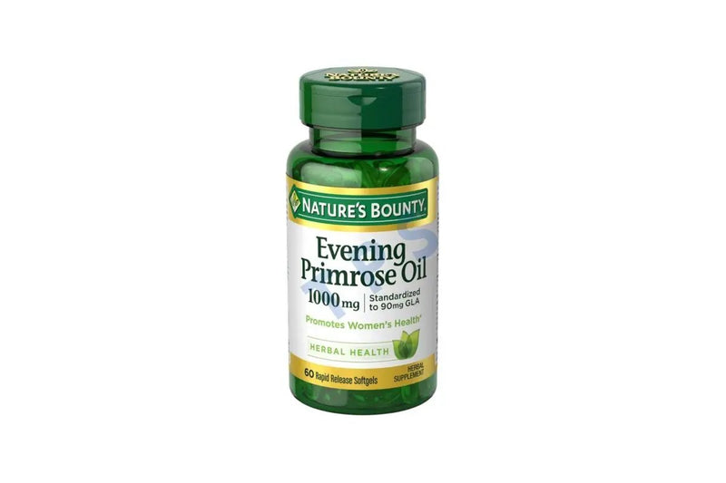 Evening Primrose Oil 1000mg Softgels (Nat B) – Hormonal Balance & Skin Health