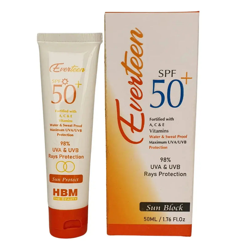 Everteen SPF 50 Sunblock 50ml