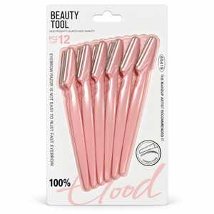 Beauty Tool Eyebrow Razor 12-Pack