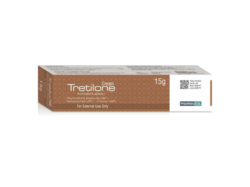 Tretilone Cream – Fluocinolone, Hydroquinone & Tretinoin for Hyperpigmentation