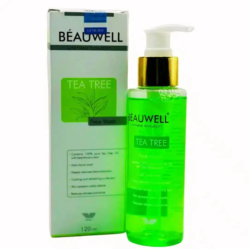 Whiz Pharma Tea Tree Facial Cleanser 120ml — Face Wash for Clear Skin