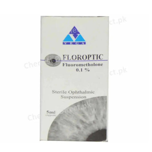 Floroptic Eye Drops 0.1% 5ml – Fluorometholone for Eye Inflammation – Available in Pakistan