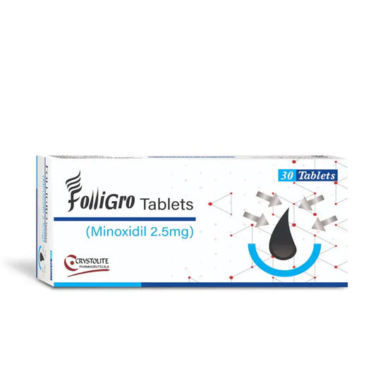 FolliGro Tablet 2.5mg (Minoxidil) ��� Hair Regrowth Solution for Thinning Hair
