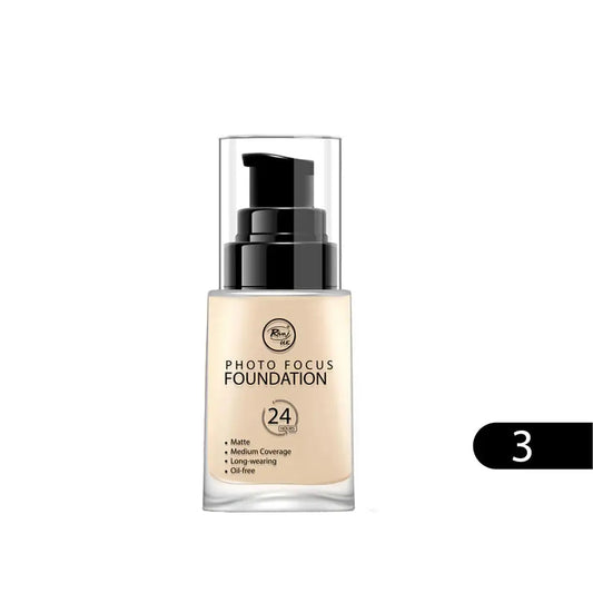 Rivaj Photo Focus Foundation 30ml Shade 3 – Medium Skin Coverage – Available in Pakistan