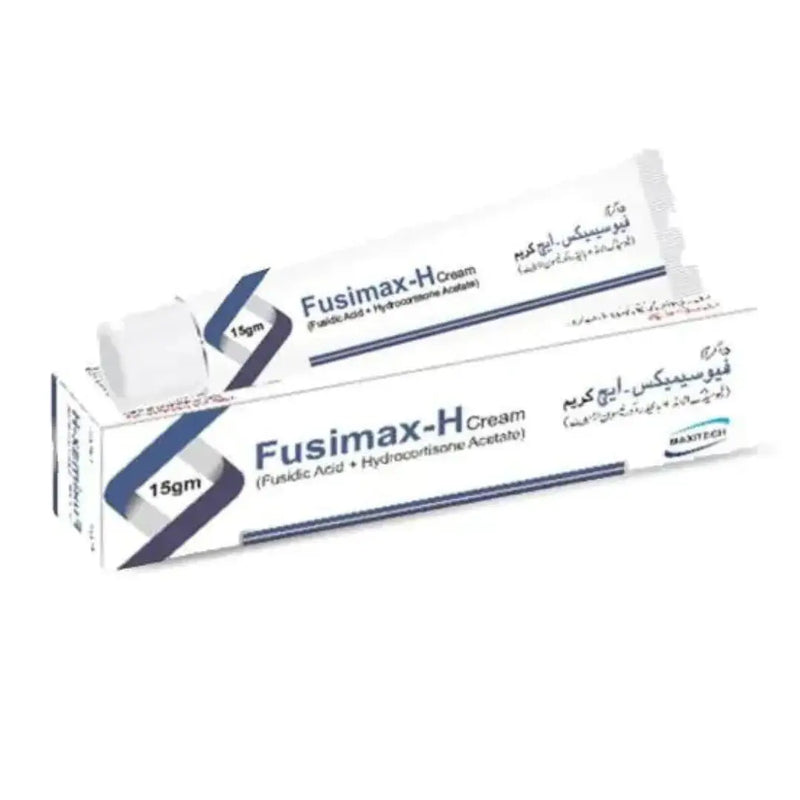 Fusimax-H Fusidic Acid 2% & Hydrocortisone Cream 15g