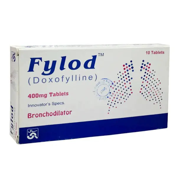 Fylod 400mg Tablets – Doxofylline for Asthma and COPD Relief