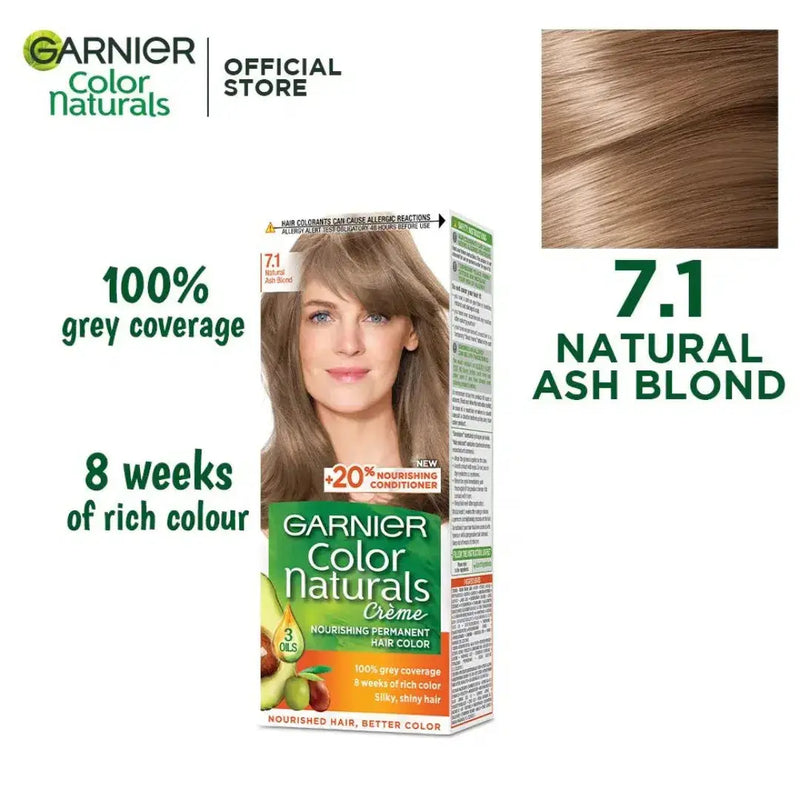 Garnier Color Naturals 7.1 Natural Ash Blonde Hair Color