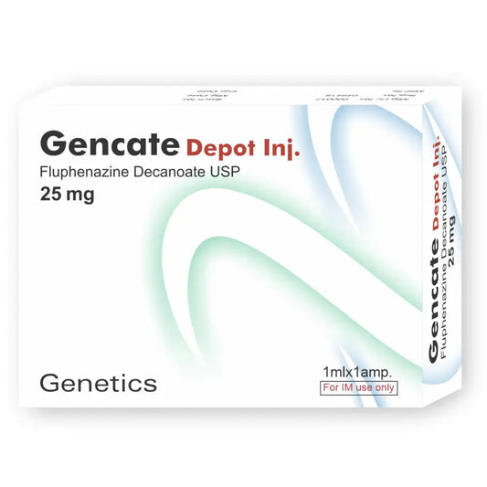 Gencate Depot Injection 25mg – Fluphenazine Decanoate for Schizophrenia – Available in Pakistan