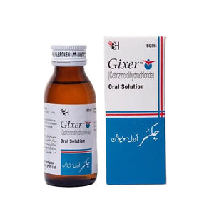 Gixer 60ml Syrup – Cetirizine Oral Solution for Allergy Relief
