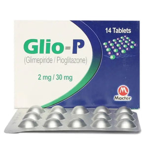 Glio-P Tablets 30mg/2mg – Pioglitazone & Glimepiride for Type 2 Diabetes