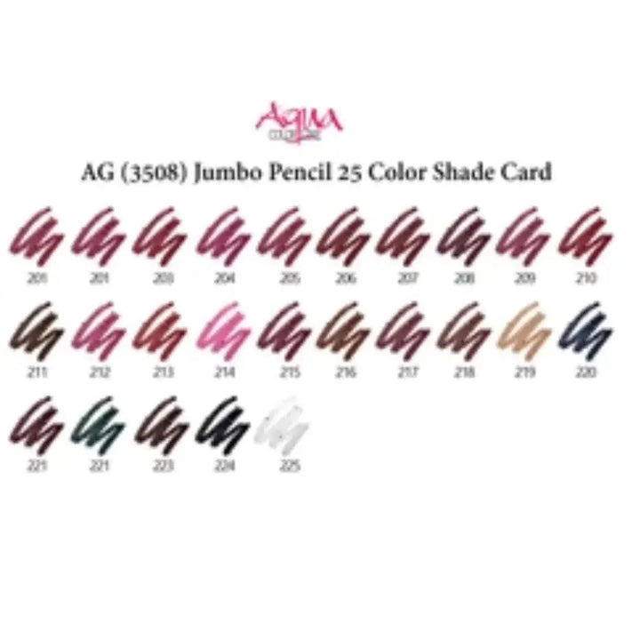 Aqua color line lip and eye pencil jumbo