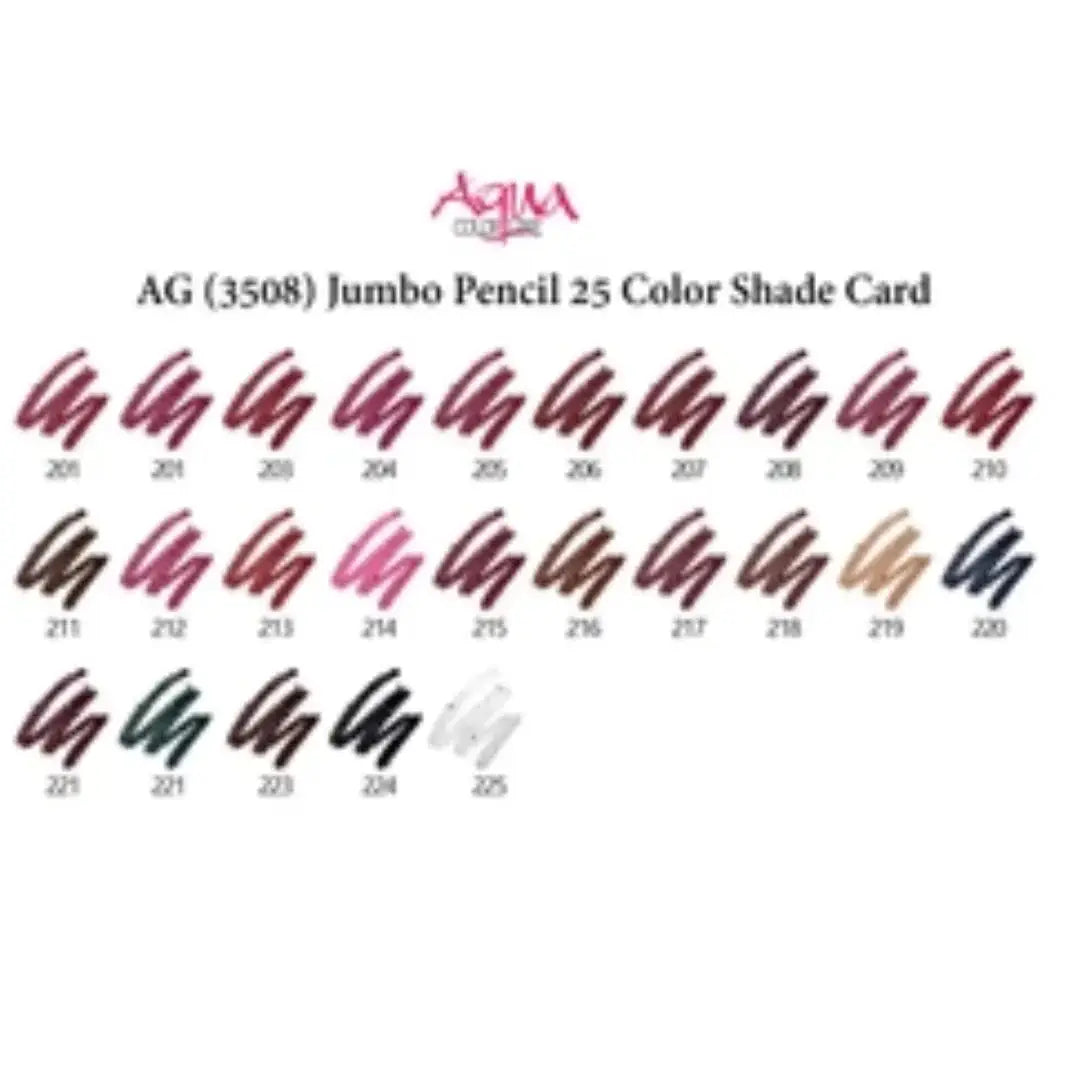 Aqua Color Line Jumbo Pencil Shade 211 colour swatch – View Product Detail