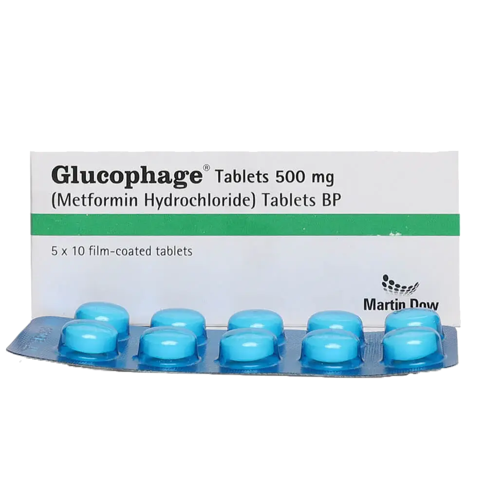 GLUCOPHAGE 500MG Tab 50's (Metformin) MERCK SERONO LTD