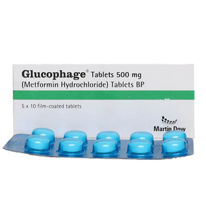 GLUCOPHAGE 500MG Tab 50's (Metformin) MERCK SERONO LTD