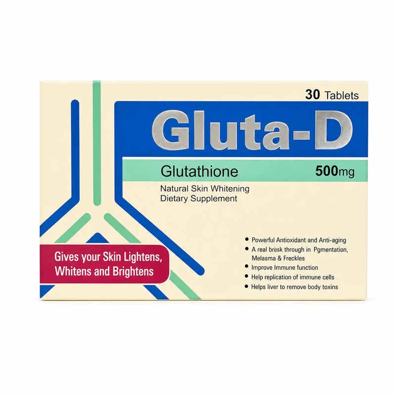 Gluta-D 500mg Skin Brightening & Detox Supplement