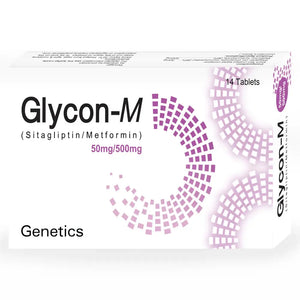 Glycon M 50/500mg Tablets – Sitagliptin & Metformin for Type 2 Diabetes
