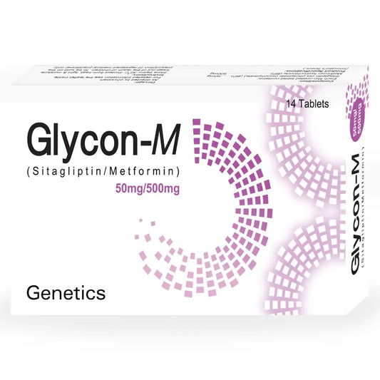 Glycon M 50/500mg Tablets – Sitagliptin & Metformin for Type 2 Diabetes – Available in Pakistan