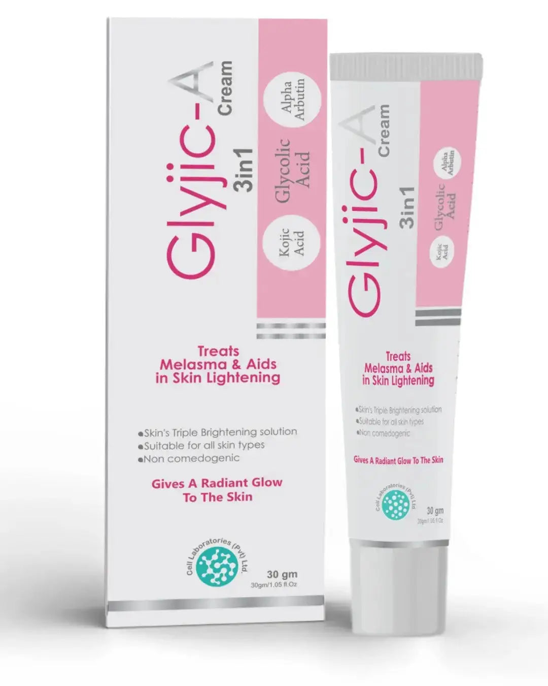 Cell Laboratories Glyjic-A Melasma Treatment & Skin Lightening Cream