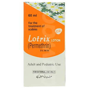 Lotrix 5% Permethrin Lotion 60ml – Scabies and Lice Treatment