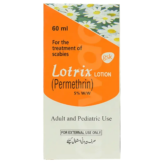 Lotrix 5% Permethrin Lotion 60ml – Scabies and Lice Treatment