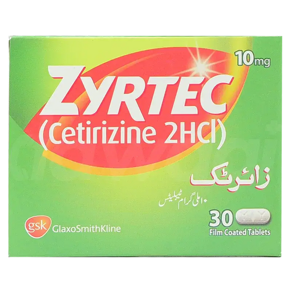 Zyrtec 10mg Tablets 