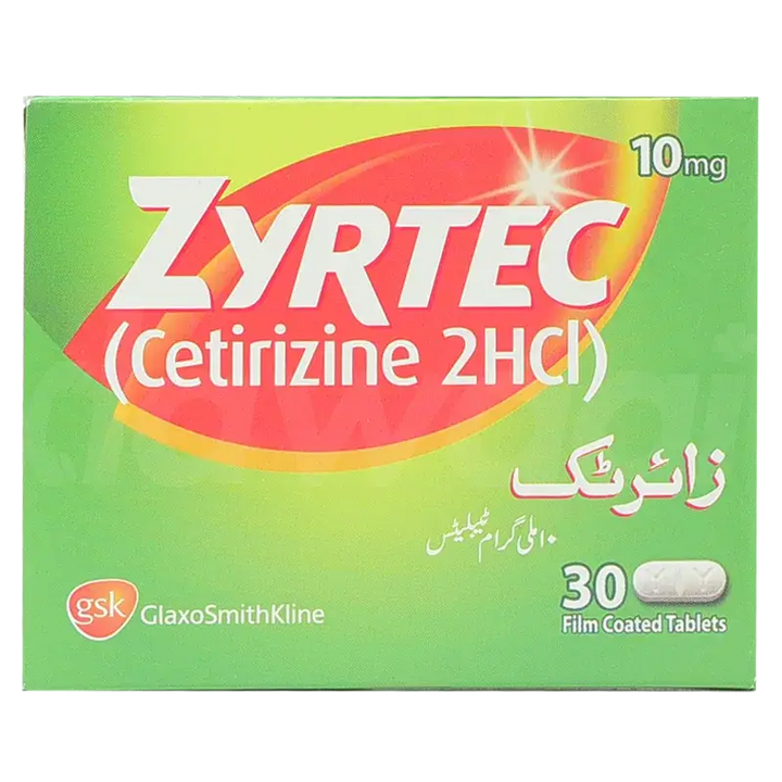 Zyrtec 10mg Tablets 