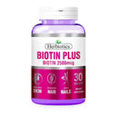 Herbiotics Biotin Plus Tablets 2500mcg — Biotin & Folic Acid for Hair Growth photo 1
