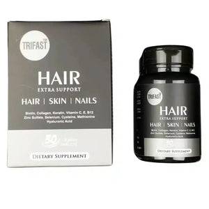 Essential Trifast Hair Skin Nails Supplement by Kaloss Pharma 30 tablets — front