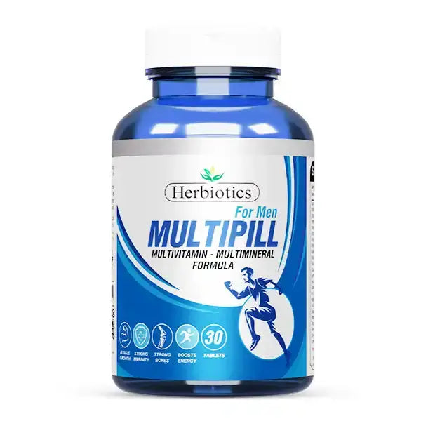 Herbiotics Multipill for Men (Multivitamin 30 Tablets)