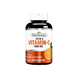Herbiotics Vitix 1000mg Tablet — Vitamin C & Zinc for Immunity & Skin Health