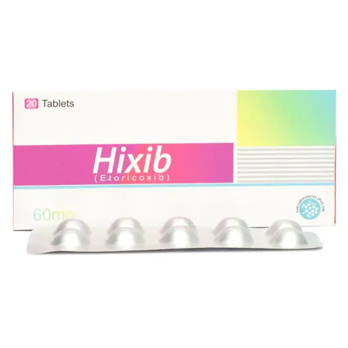 Hixib 60mg Tablet – Etoricoxib for Pain & Inflammation Relief