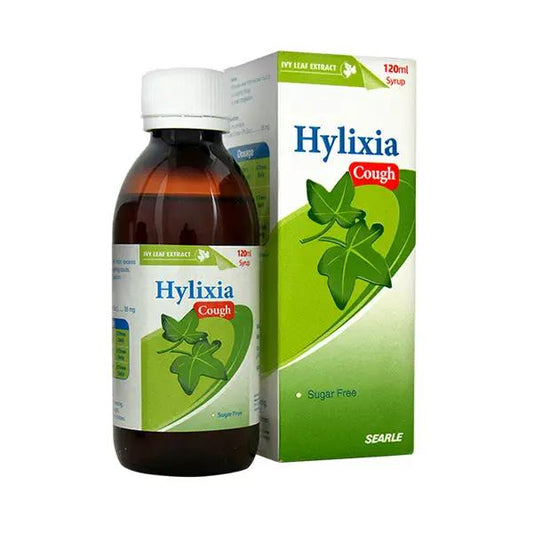 Hylixia Syrup 120ml — Ambroxol, Guaifenesin & Terbutaline Cough Relief – Available in Pakistan